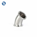 SANTHAI Sanitary SS304 SS316L Stainless Steel 3A Weld Ends 45 degree Pipe Elbow